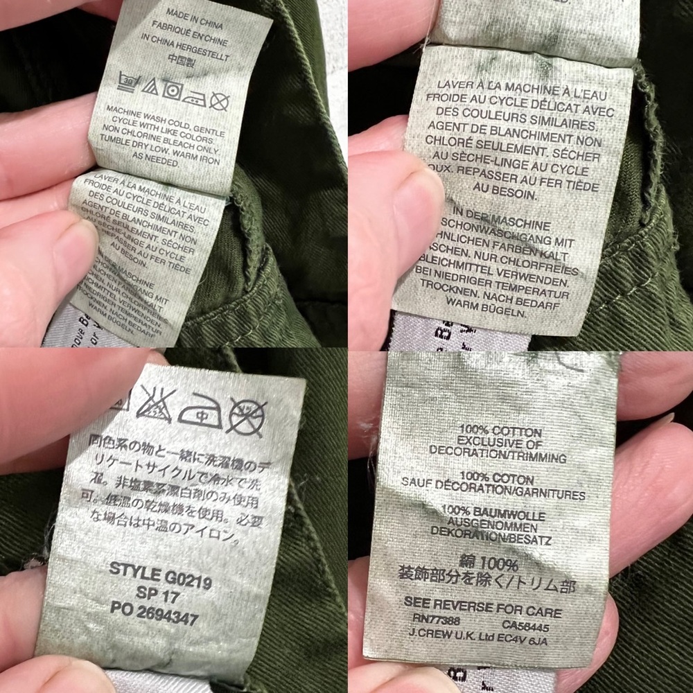 J.Crew Garment Dyed Safari Utility Shirt Jacket (Shacket) - Picture 13 of 13